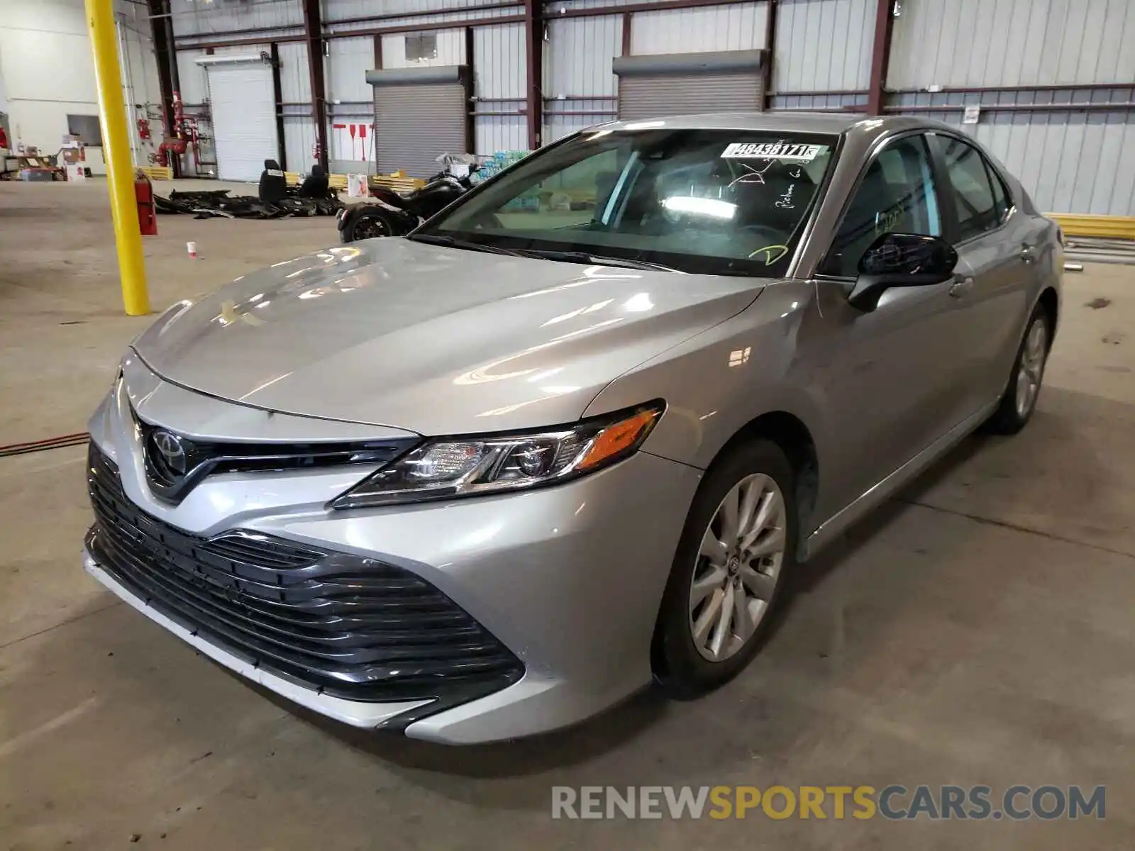 2 Photograph of a damaged car 4T1B11HK6KU255034 TOYOTA CAMRY 2019