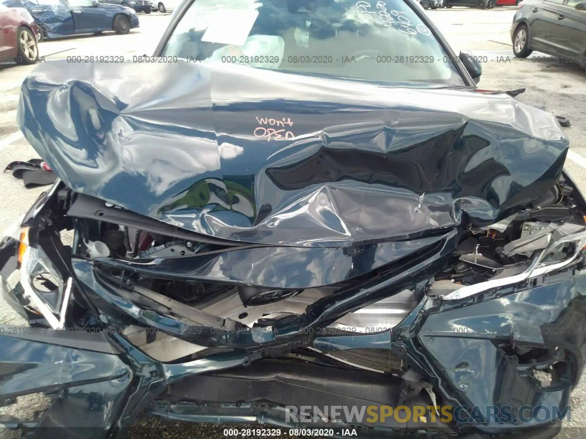 10 Photograph of a damaged car 4T1B11HK6KU256409 TOYOTA CAMRY 2019