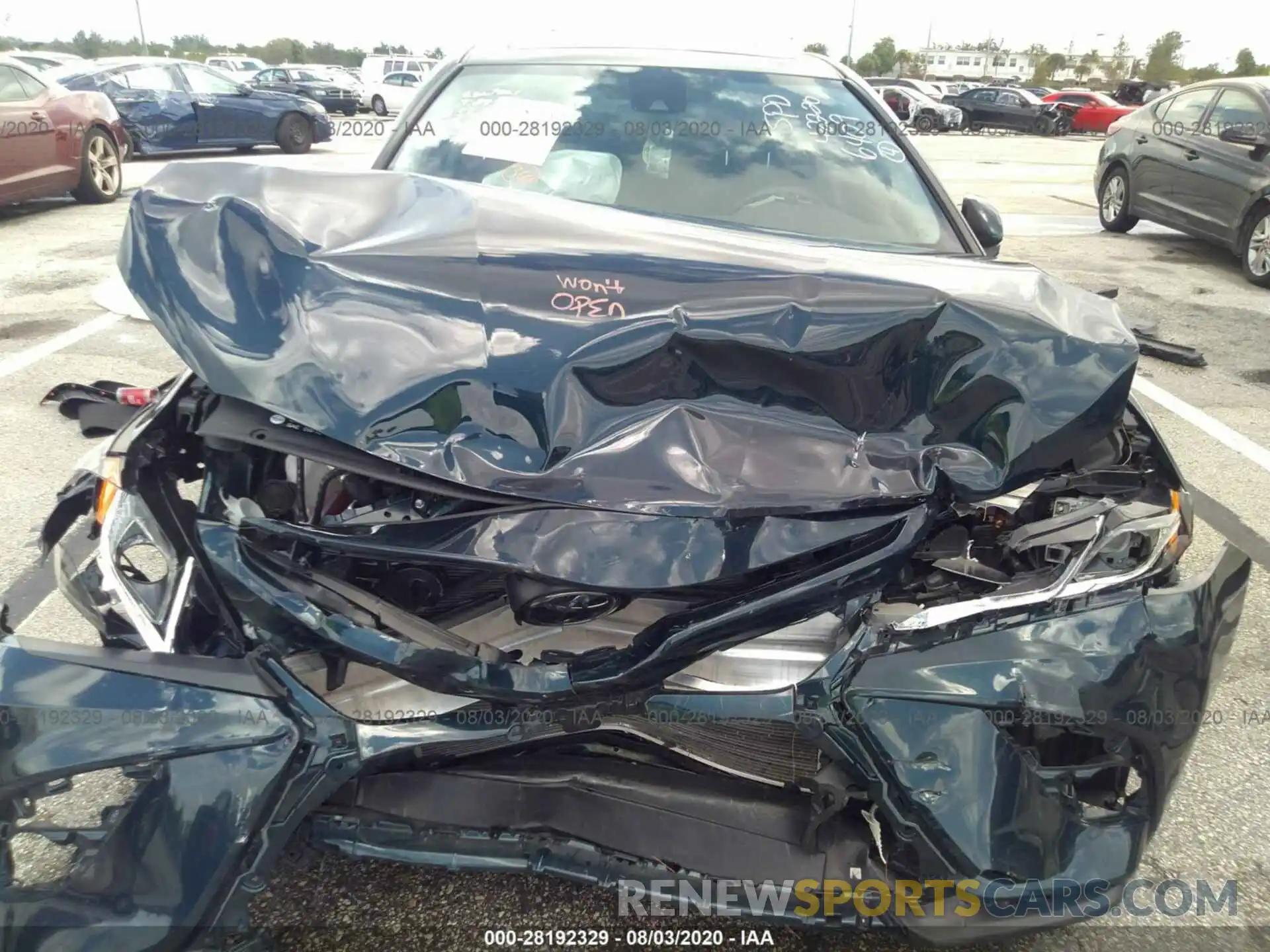 6 Photograph of a damaged car 4T1B11HK6KU256409 TOYOTA CAMRY 2019