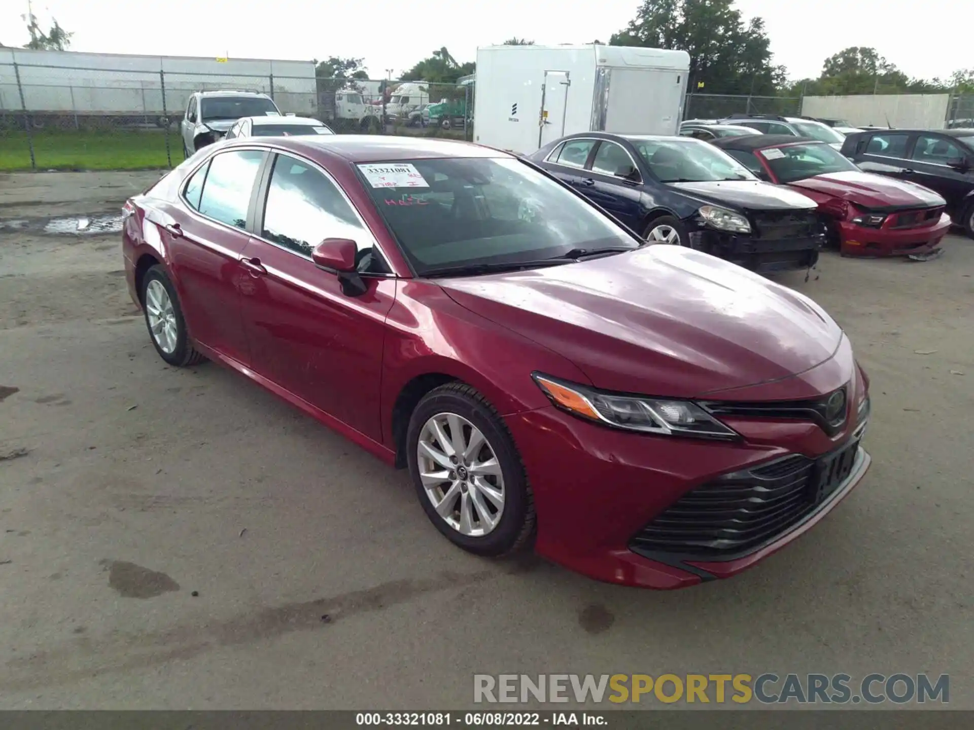 1 Photograph of a damaged car 4T1B11HK6KU257186 TOYOTA CAMRY 2019