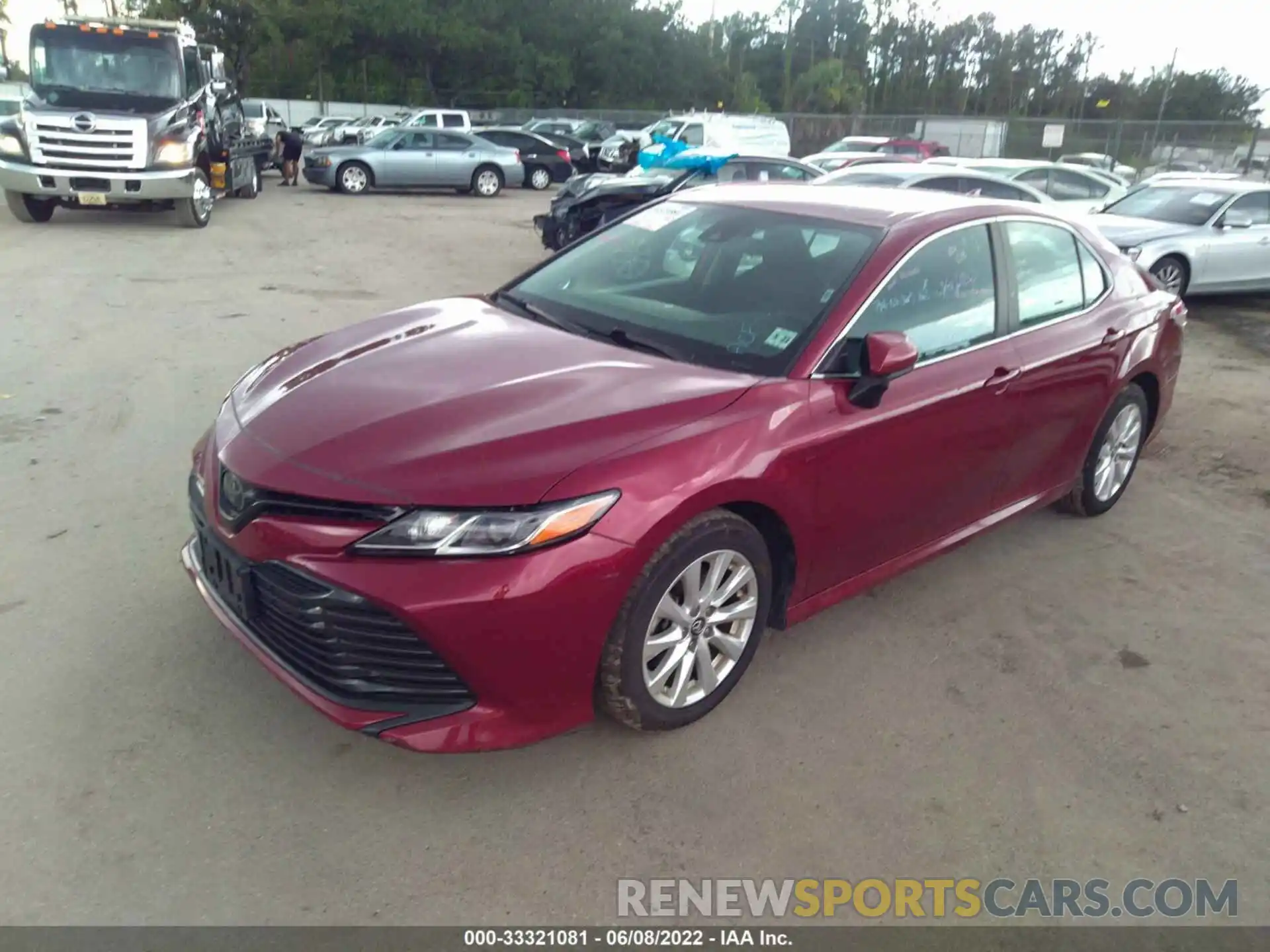 2 Photograph of a damaged car 4T1B11HK6KU257186 TOYOTA CAMRY 2019