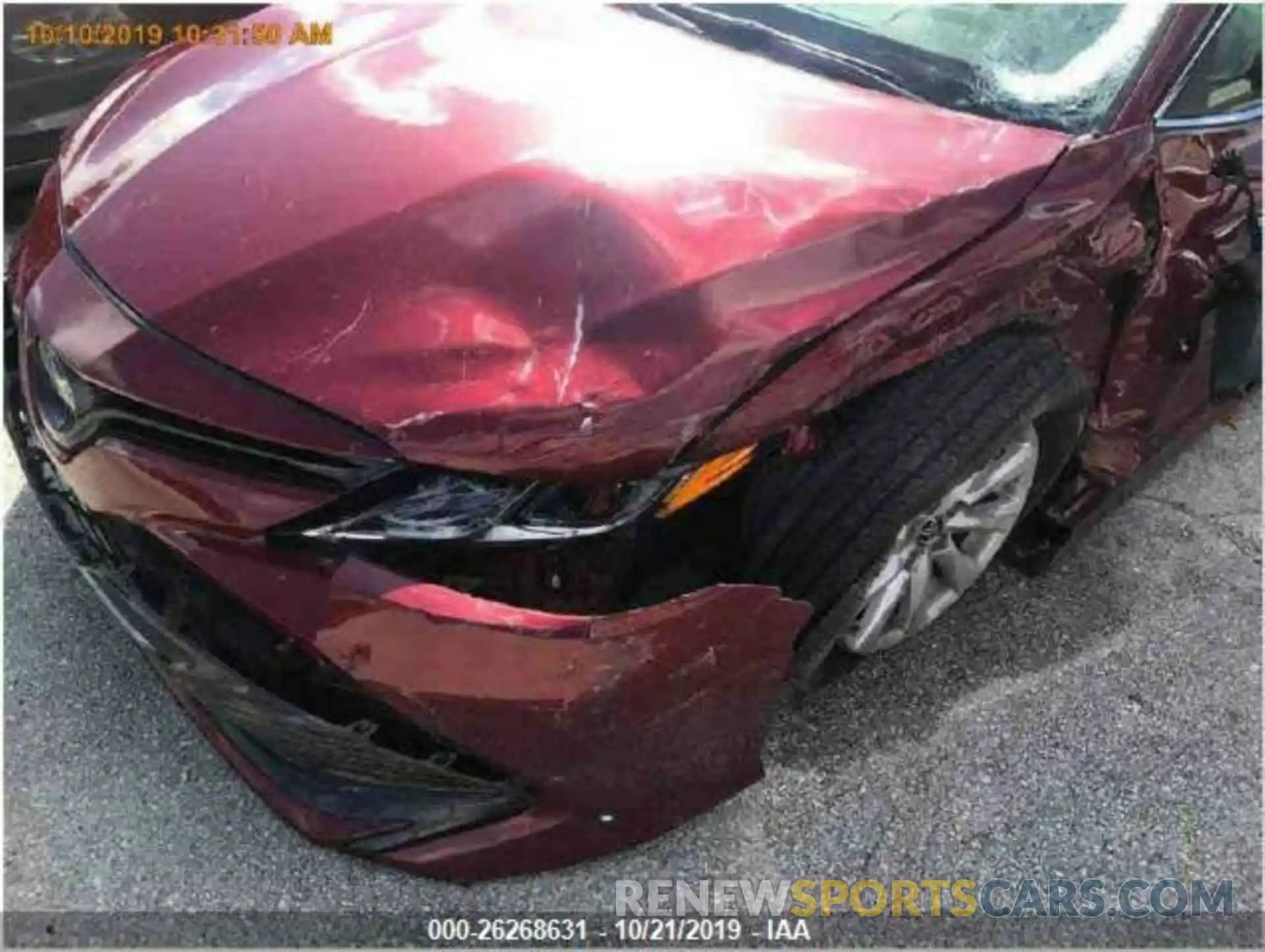 6 Photograph of a damaged car 4T1B11HK6KU257723 TOYOTA CAMRY 2019