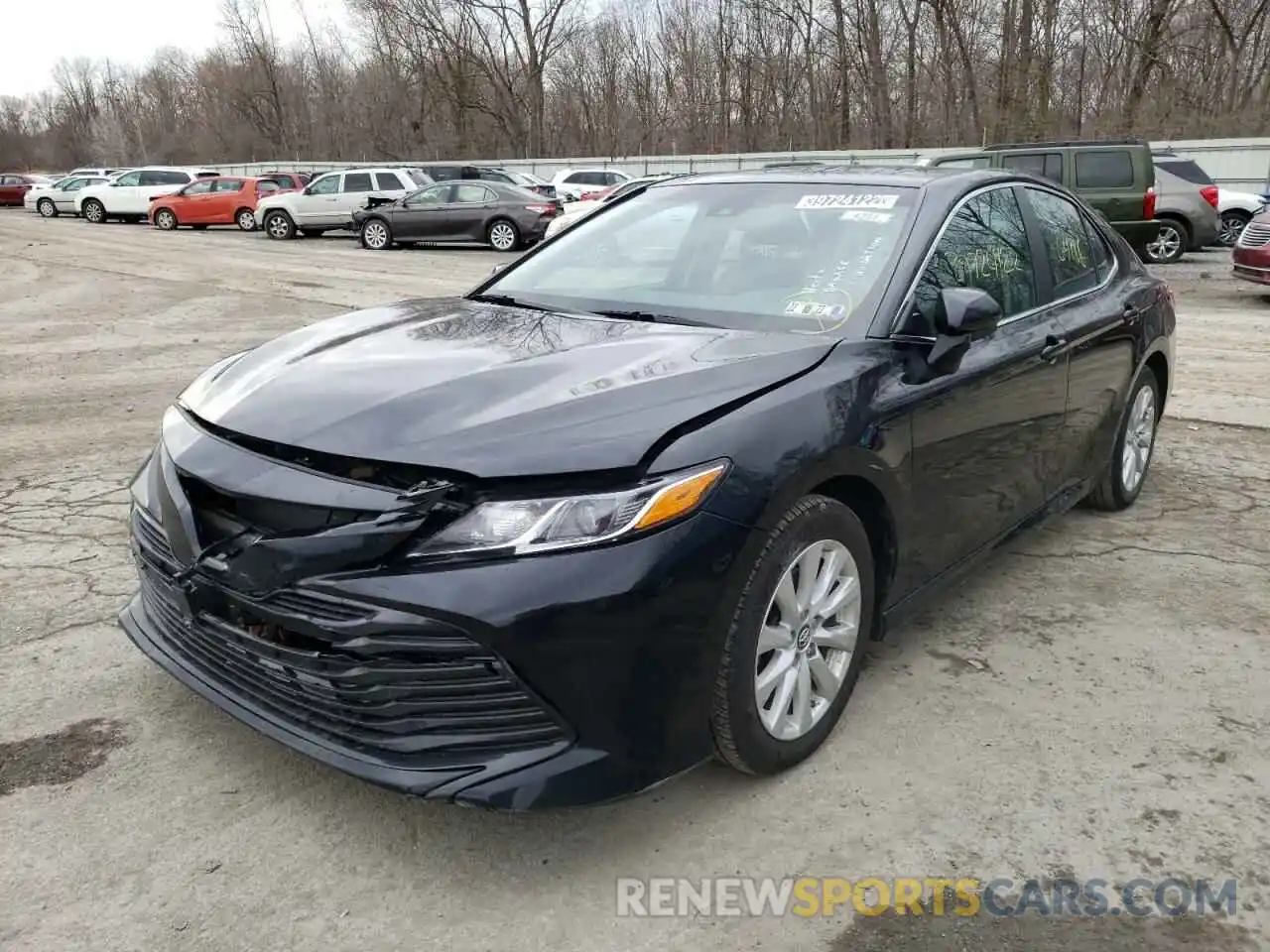 2 Photograph of a damaged car 4T1B11HK6KU257995 TOYOTA CAMRY 2019