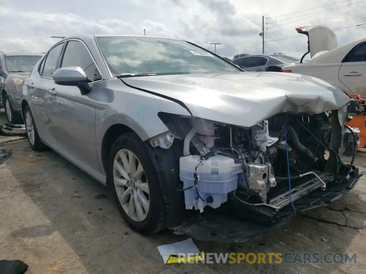 1 Photograph of a damaged car 4T1B11HK6KU258970 TOYOTA CAMRY 2019