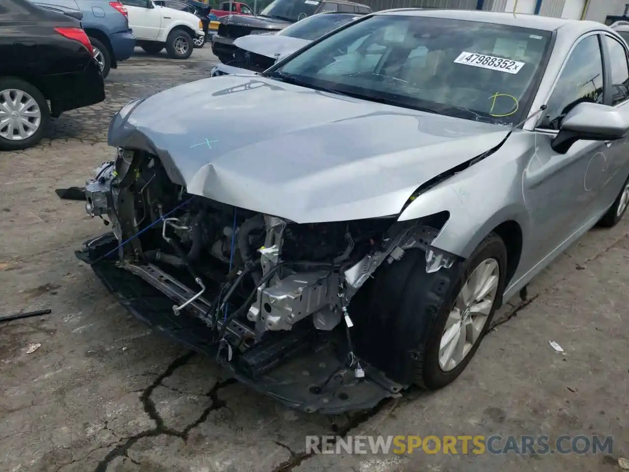 9 Photograph of a damaged car 4T1B11HK6KU258970 TOYOTA CAMRY 2019