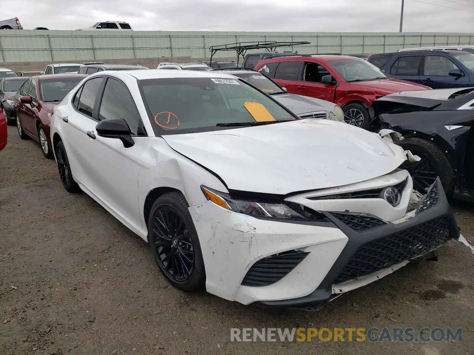 1 Photograph of a damaged car 4T1B11HK6KU259455 TOYOTA CAMRY 2019