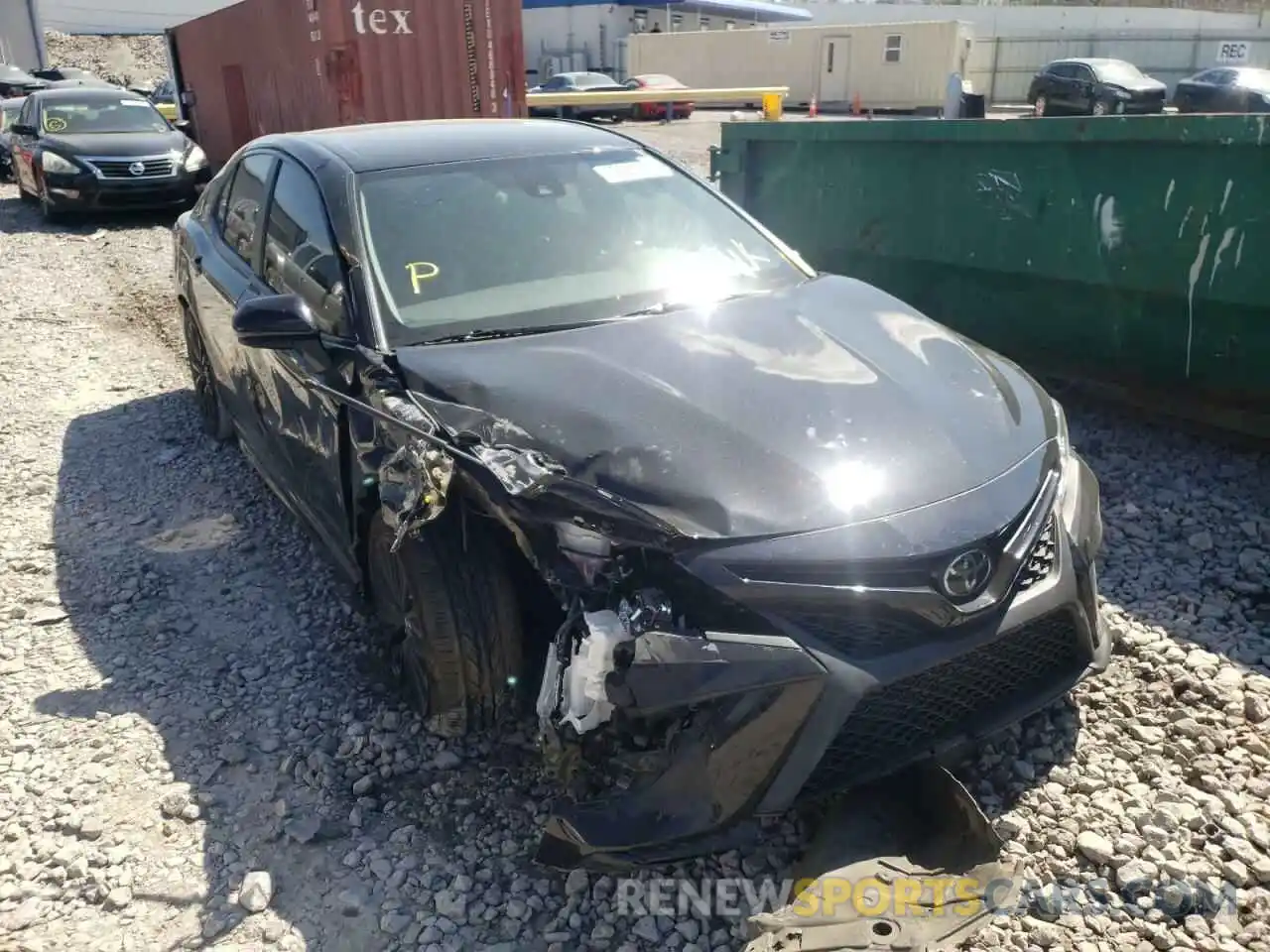 1 Photograph of a damaged car 4T1B11HK6KU260606 TOYOTA CAMRY 2019