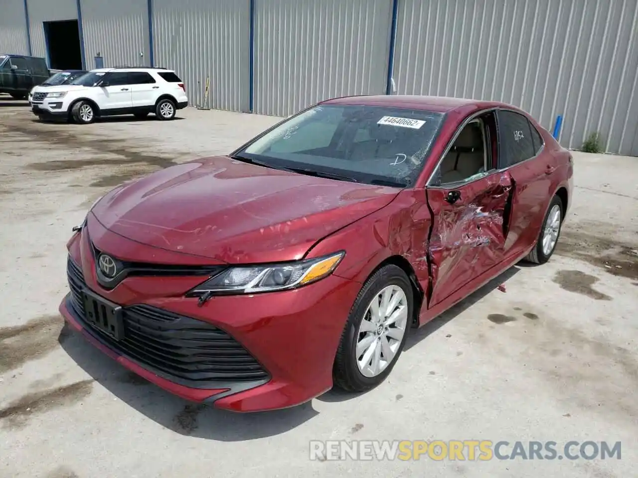 2 Photograph of a damaged car 4T1B11HK6KU261531 TOYOTA CAMRY 2019