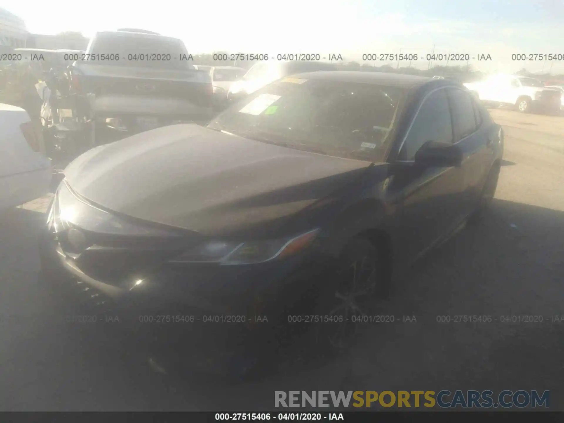 2 Photograph of a damaged car 4T1B11HK6KU262369 TOYOTA CAMRY 2019