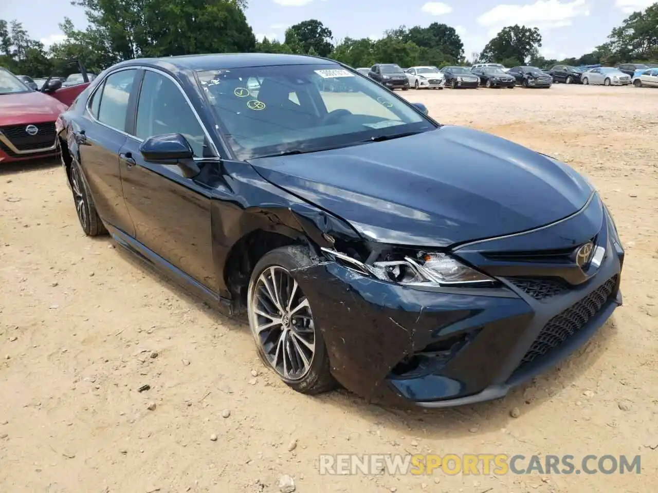 1 Photograph of a damaged car 4T1B11HK6KU262890 TOYOTA CAMRY 2019