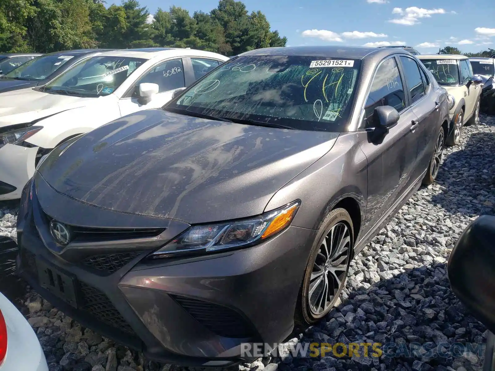 2 Photograph of a damaged car 4T1B11HK6KU262954 TOYOTA CAMRY 2019