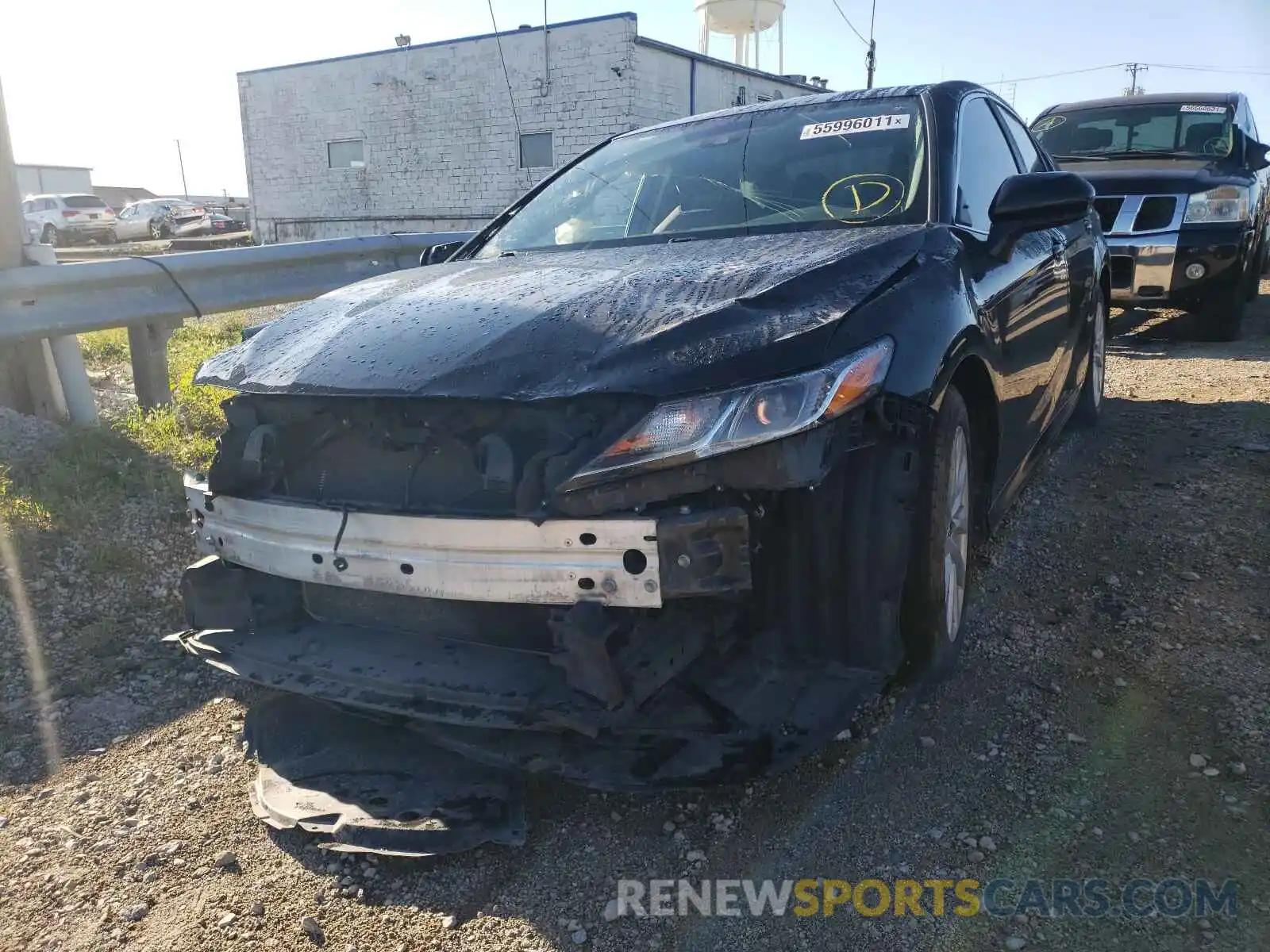 2 Photograph of a damaged car 4T1B11HK6KU262971 TOYOTA CAMRY 2019