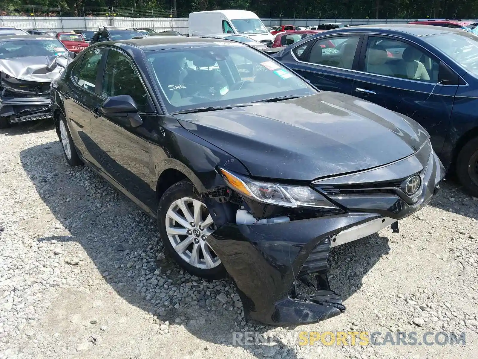 1 Photograph of a damaged car 4T1B11HK6KU263750 TOYOTA CAMRY 2019