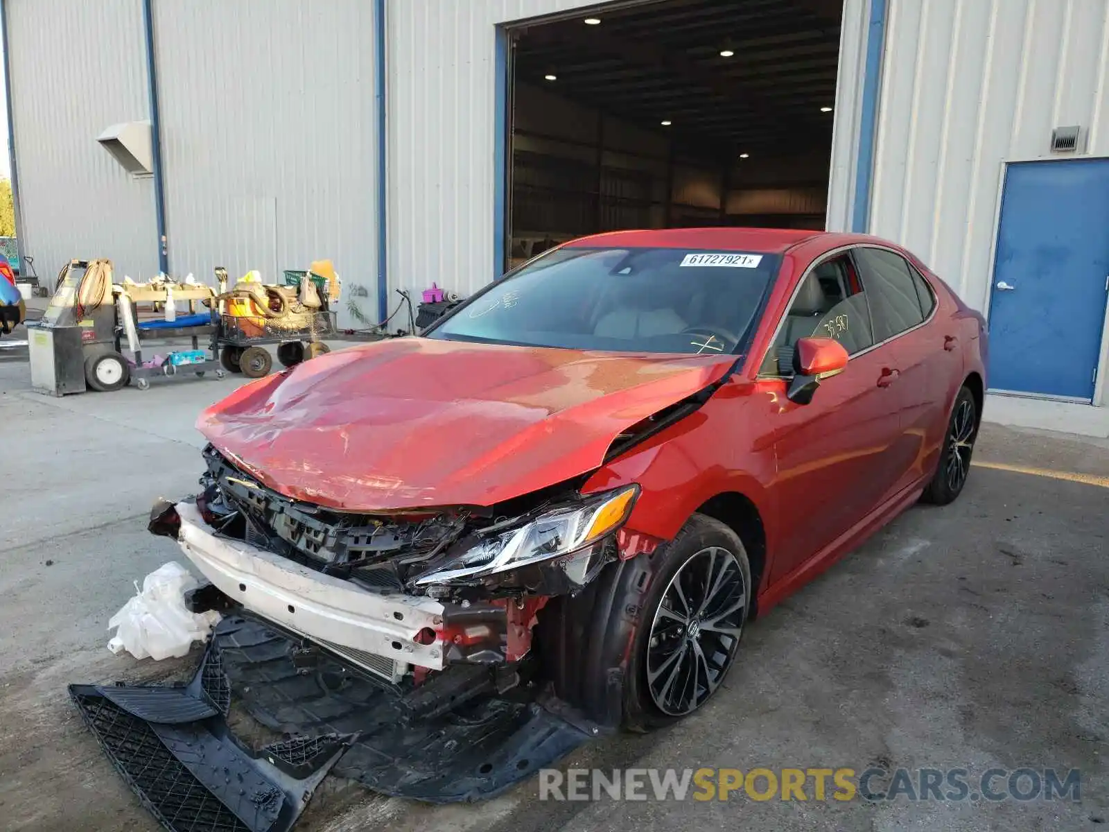 2 Photograph of a damaged car 4T1B11HK6KU263991 TOYOTA CAMRY 2019