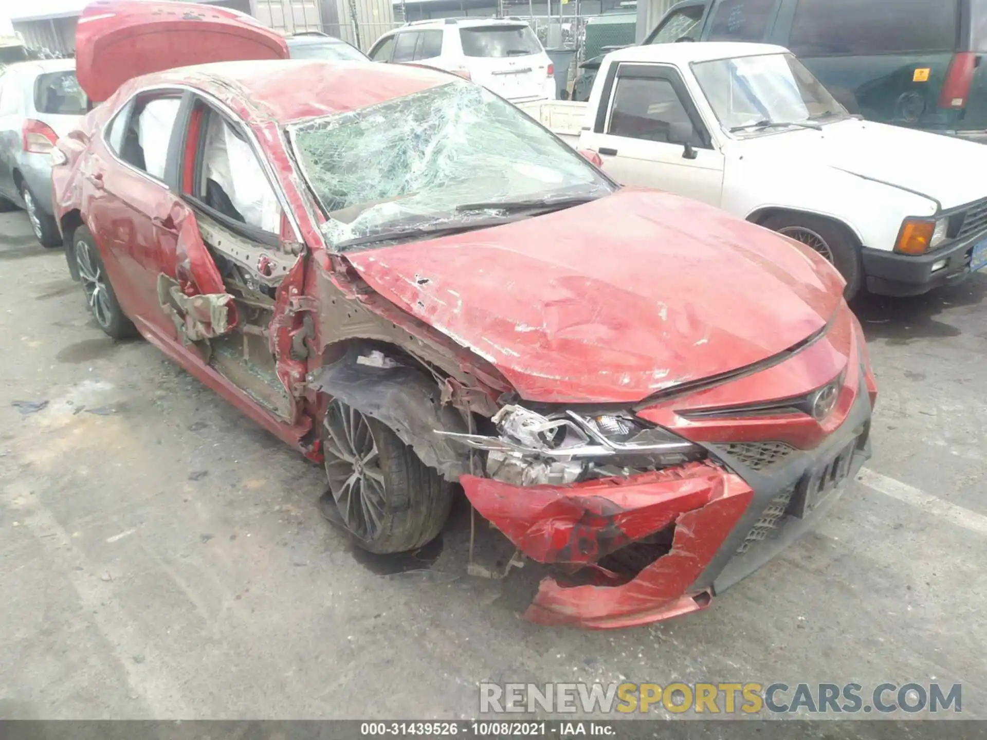 1 Photograph of a damaged car 4T1B11HK6KU265448 TOYOTA CAMRY 2019