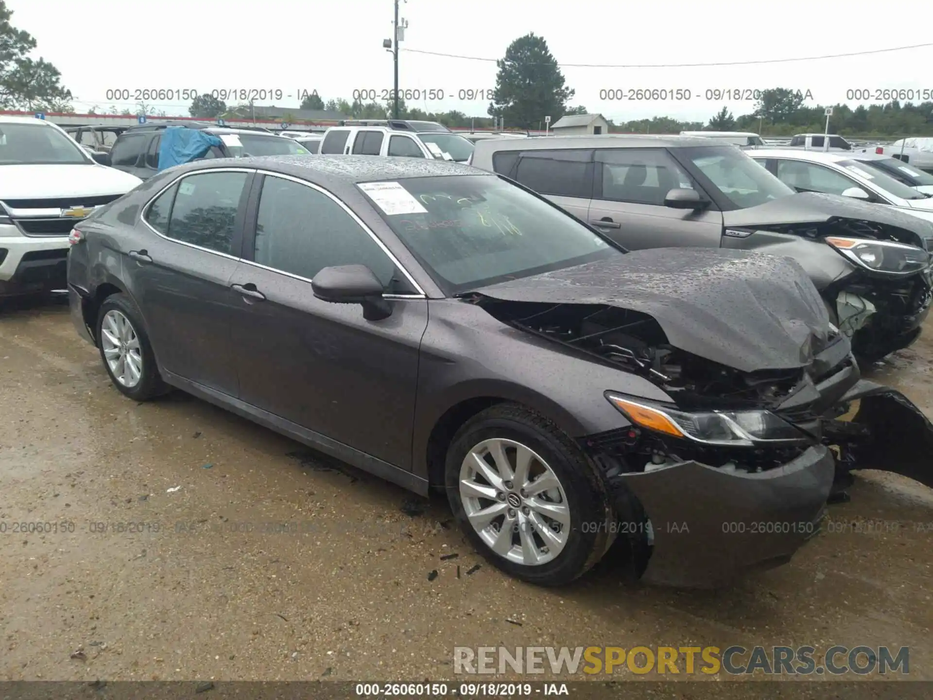 1 Photograph of a damaged car 4T1B11HK6KU266146 TOYOTA CAMRY 2019