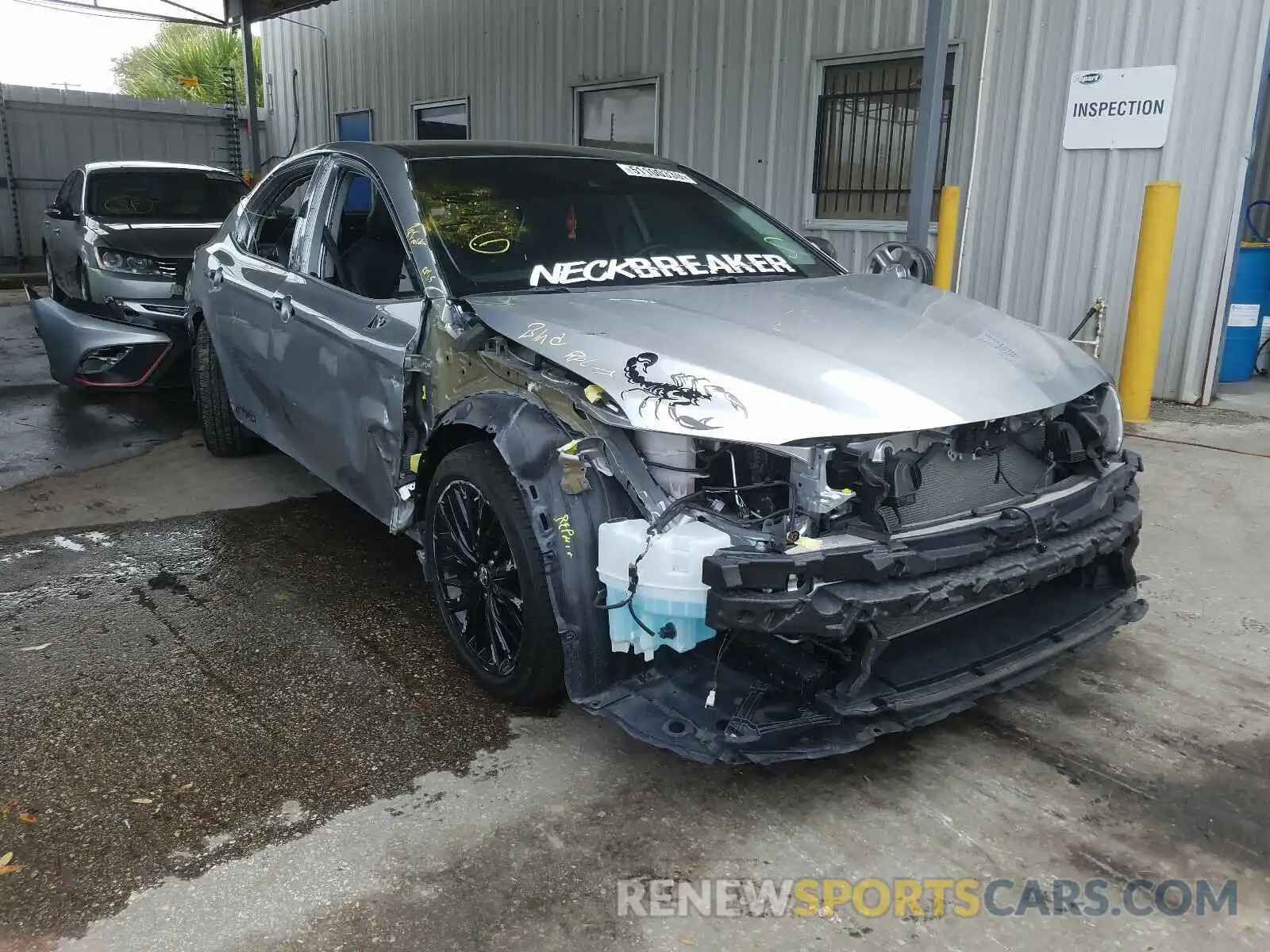 1 Photograph of a damaged car 4T1B11HK6KU267216 TOYOTA CAMRY 2019