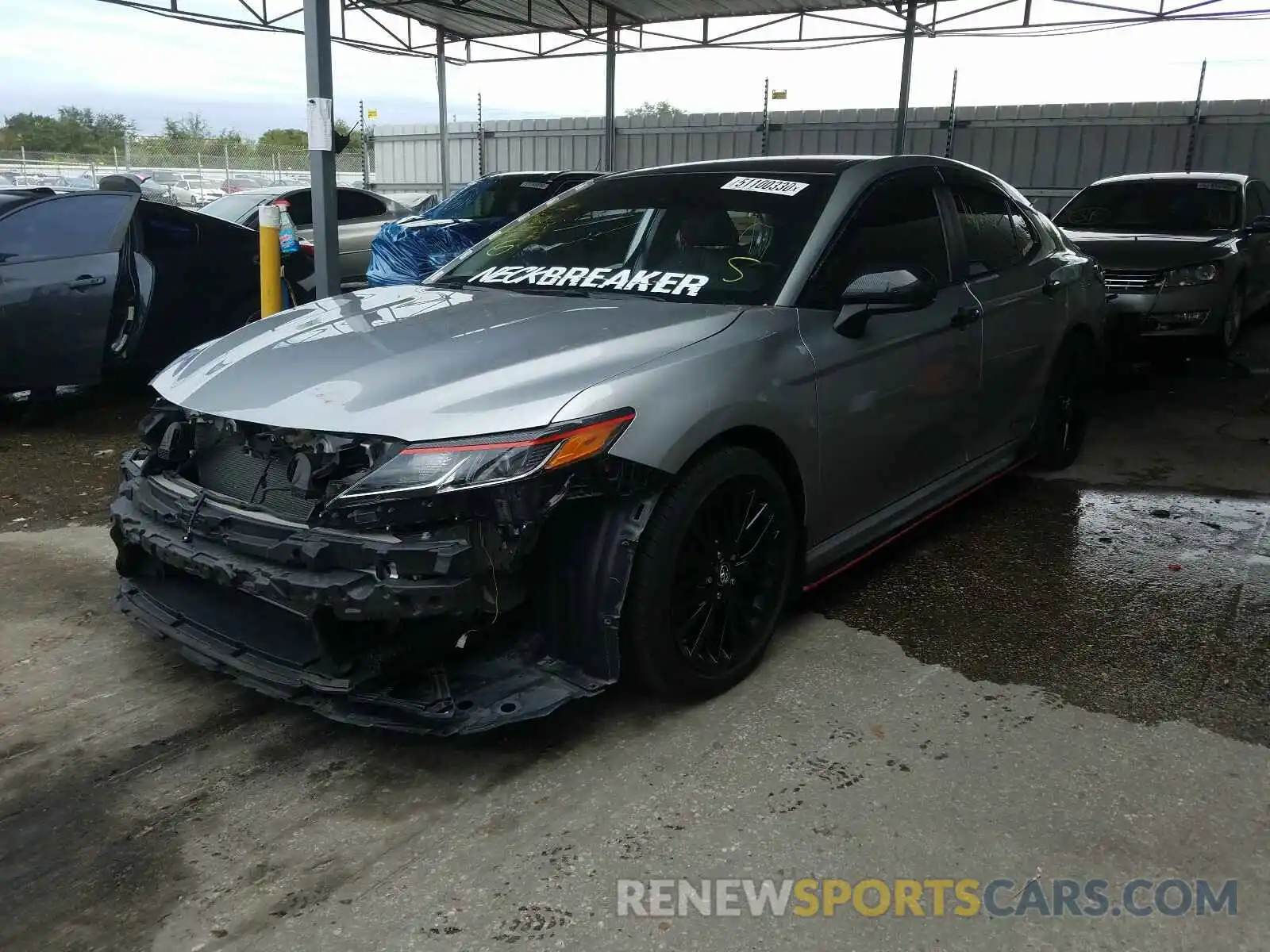 2 Photograph of a damaged car 4T1B11HK6KU267216 TOYOTA CAMRY 2019