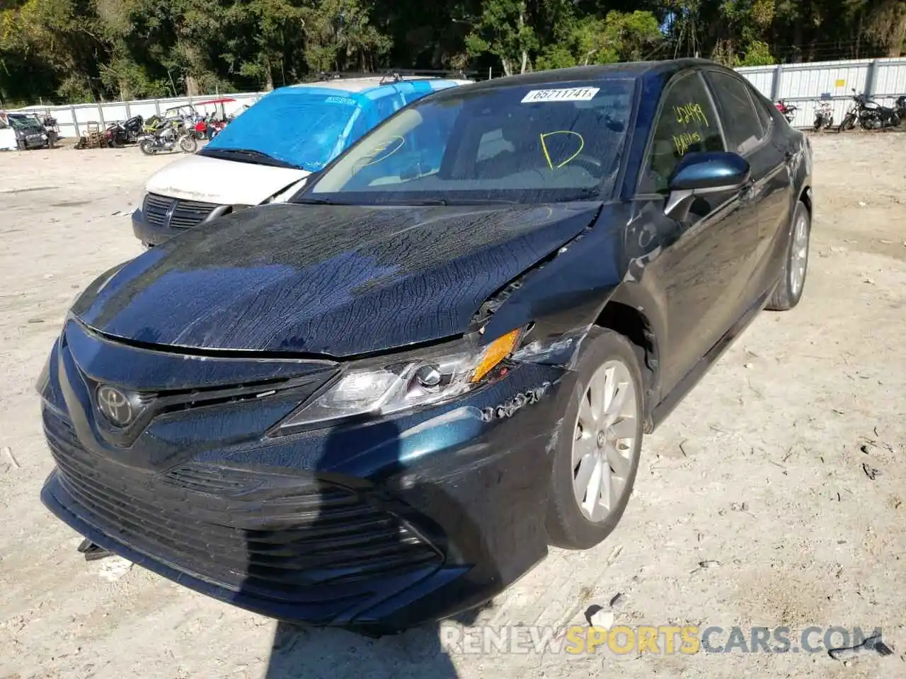 2 Photograph of a damaged car 4T1B11HK6KU268902 TOYOTA CAMRY 2019