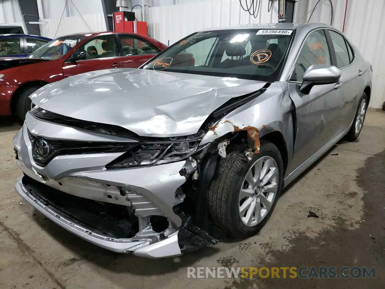 2 Photograph of a damaged car 4T1B11HK6KU269113 TOYOTA CAMRY 2019