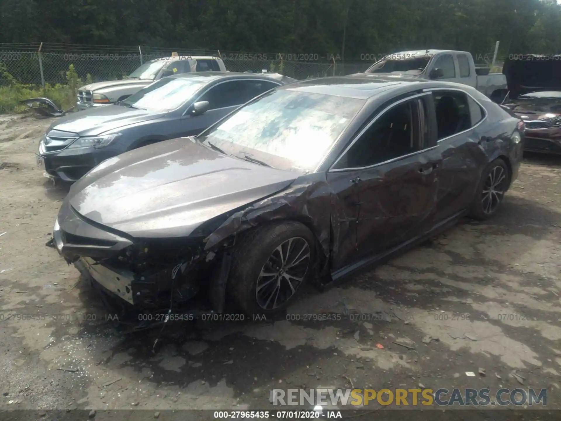 2 Photograph of a damaged car 4T1B11HK6KU273002 TOYOTA CAMRY 2019