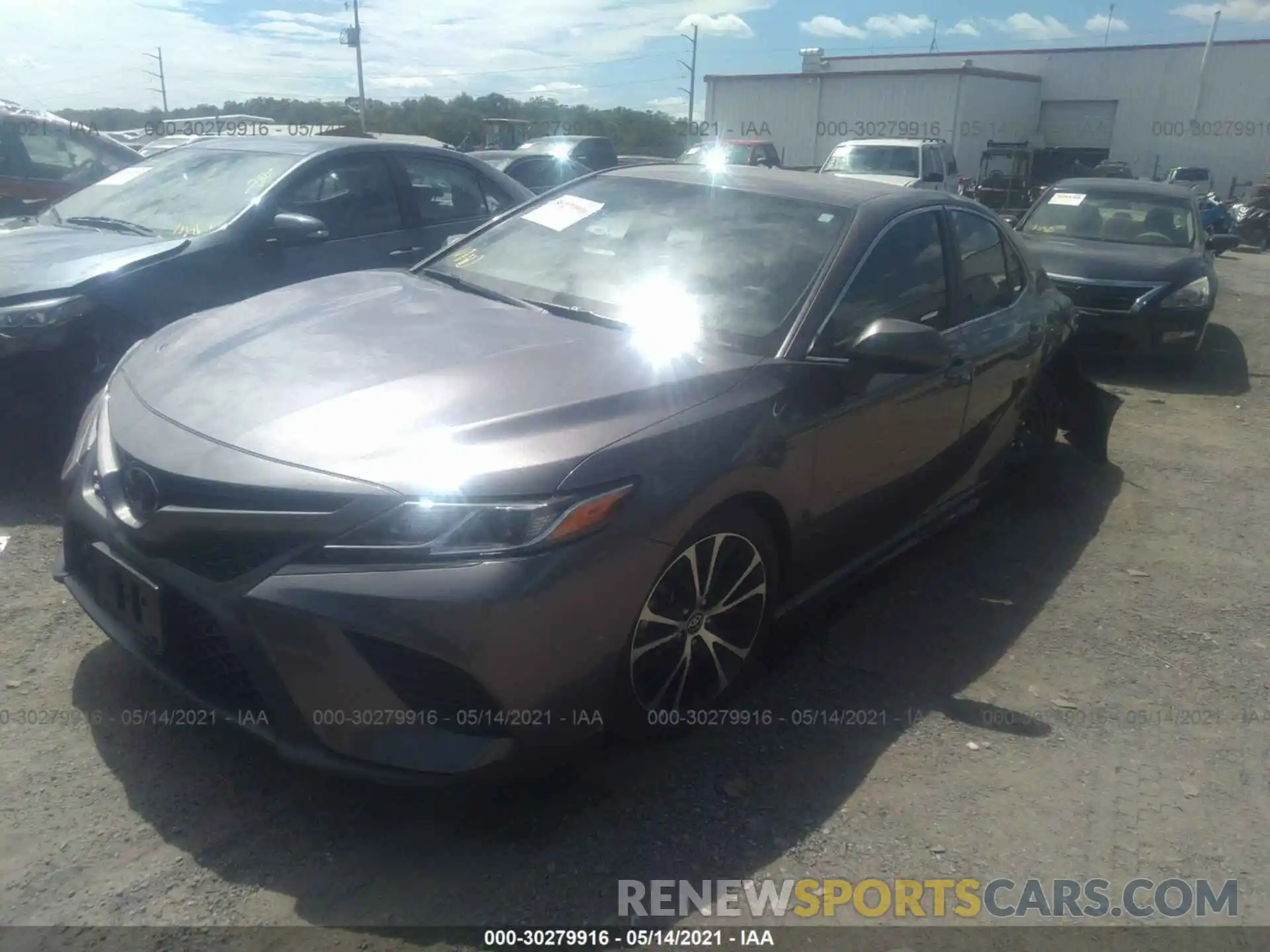 2 Photograph of a damaged car 4T1B11HK6KU273288 TOYOTA CAMRY 2019