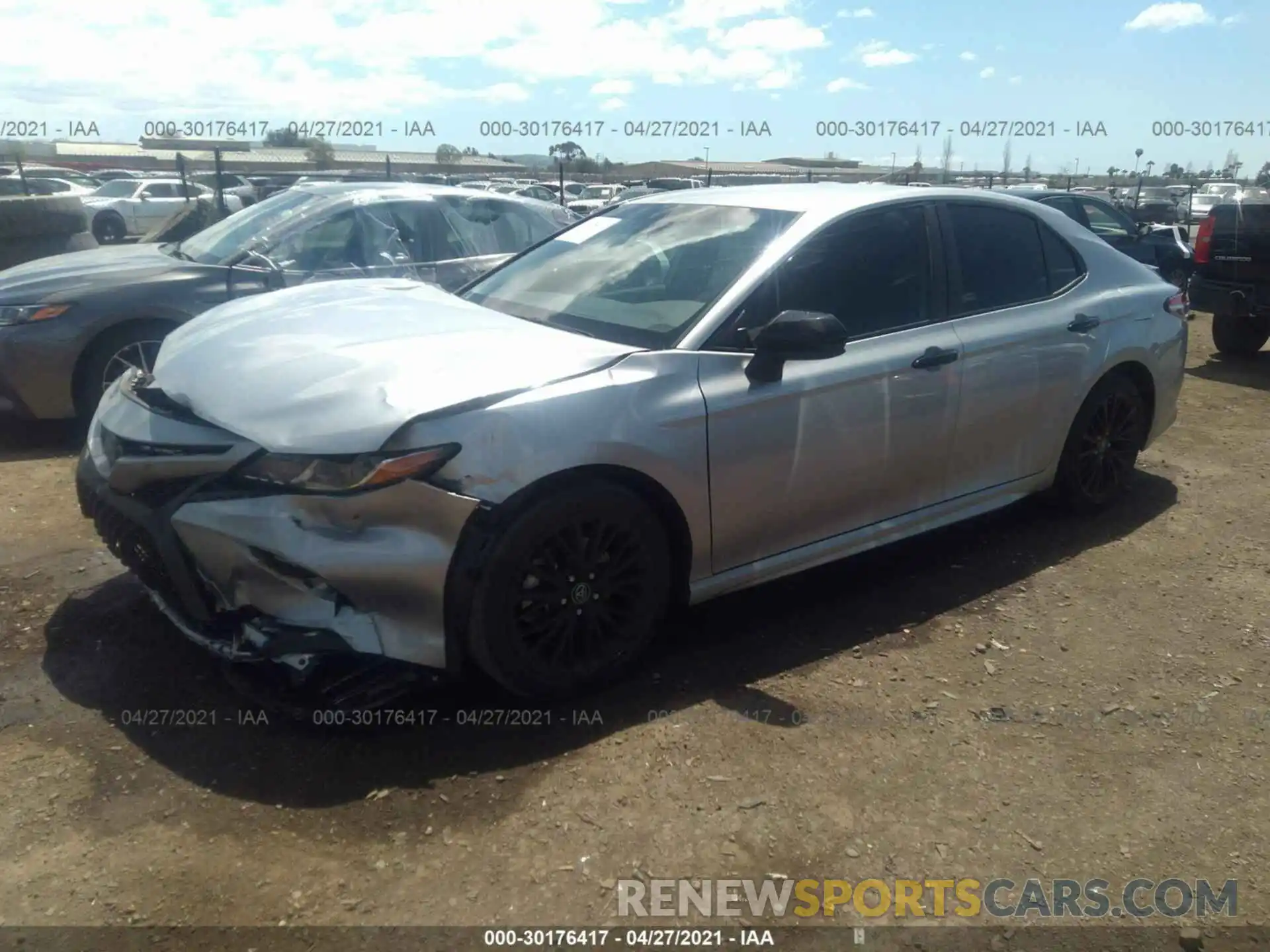 2 Photograph of a damaged car 4T1B11HK6KU273680 TOYOTA CAMRY 2019