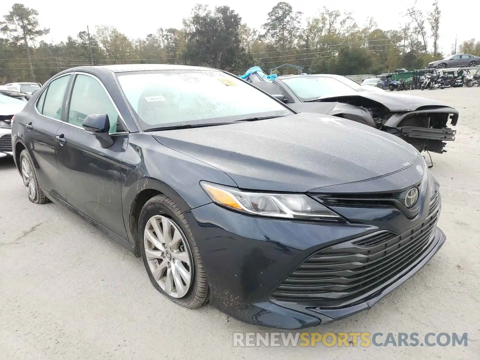 1 Photograph of a damaged car 4T1B11HK6KU279897 TOYOTA CAMRY 2019