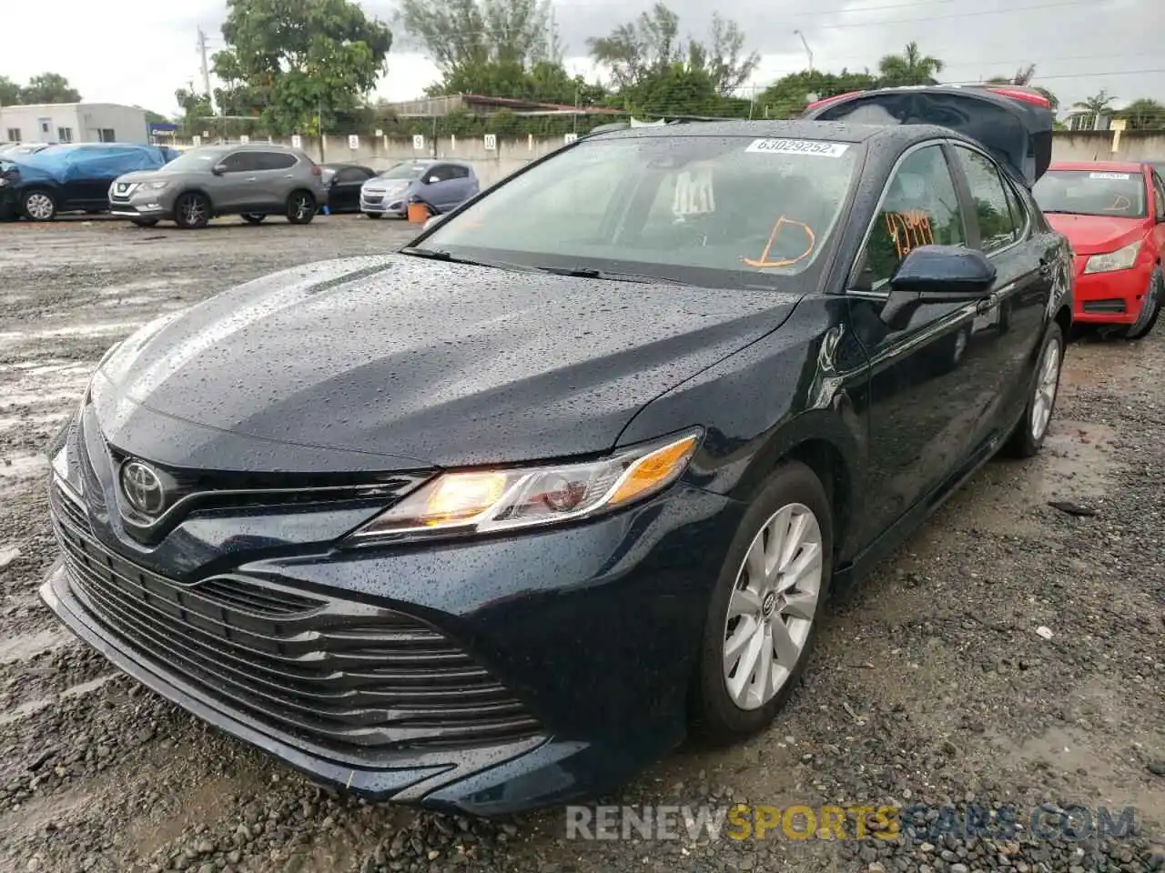 2 Photograph of a damaged car 4T1B11HK6KU281097 TOYOTA CAMRY 2019