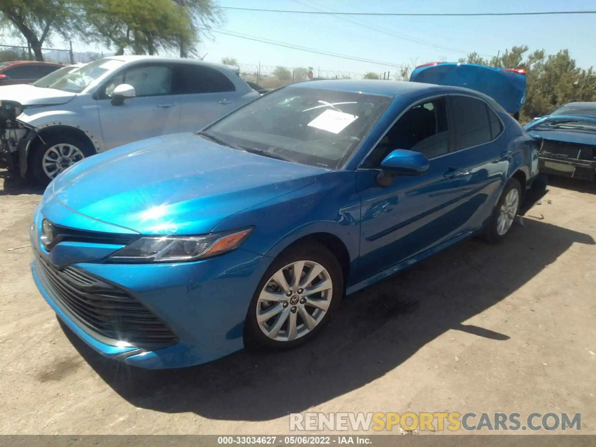 2 Photograph of a damaged car 4T1B11HK6KU285957 TOYOTA CAMRY 2019