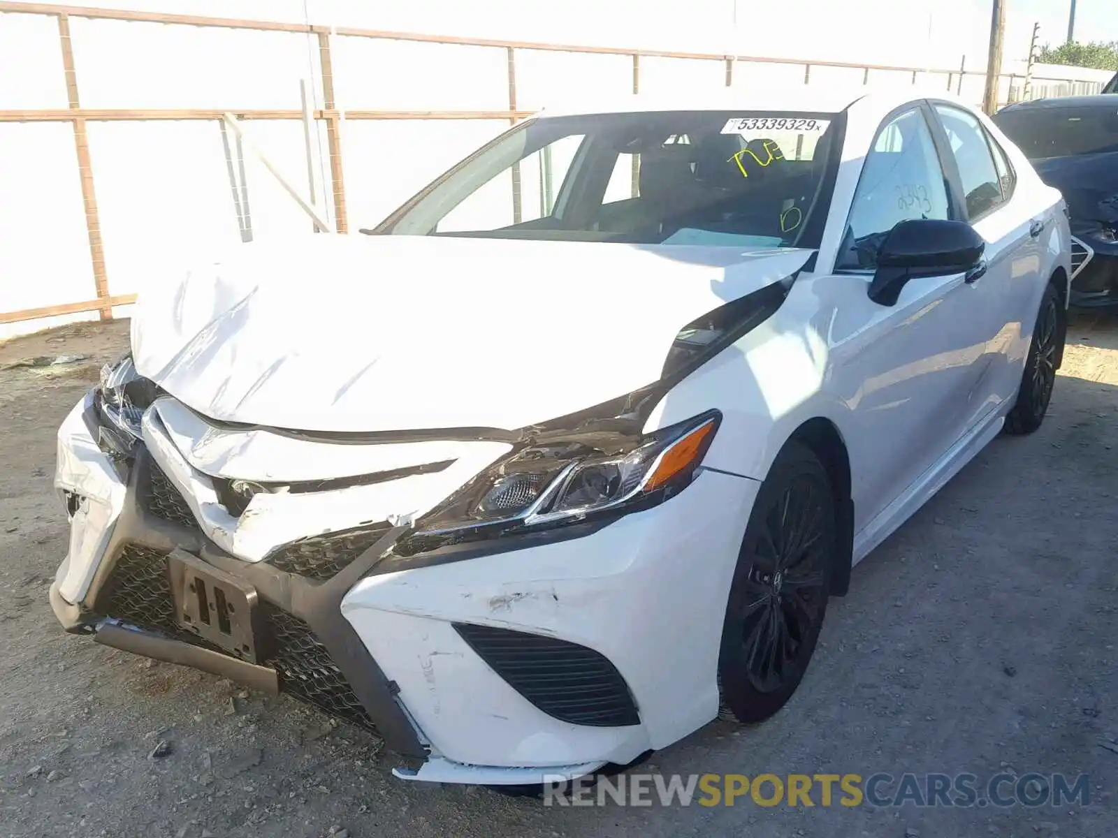 2 Photograph of a damaged car 4T1B11HK6KU287451 TOYOTA CAMRY 2019