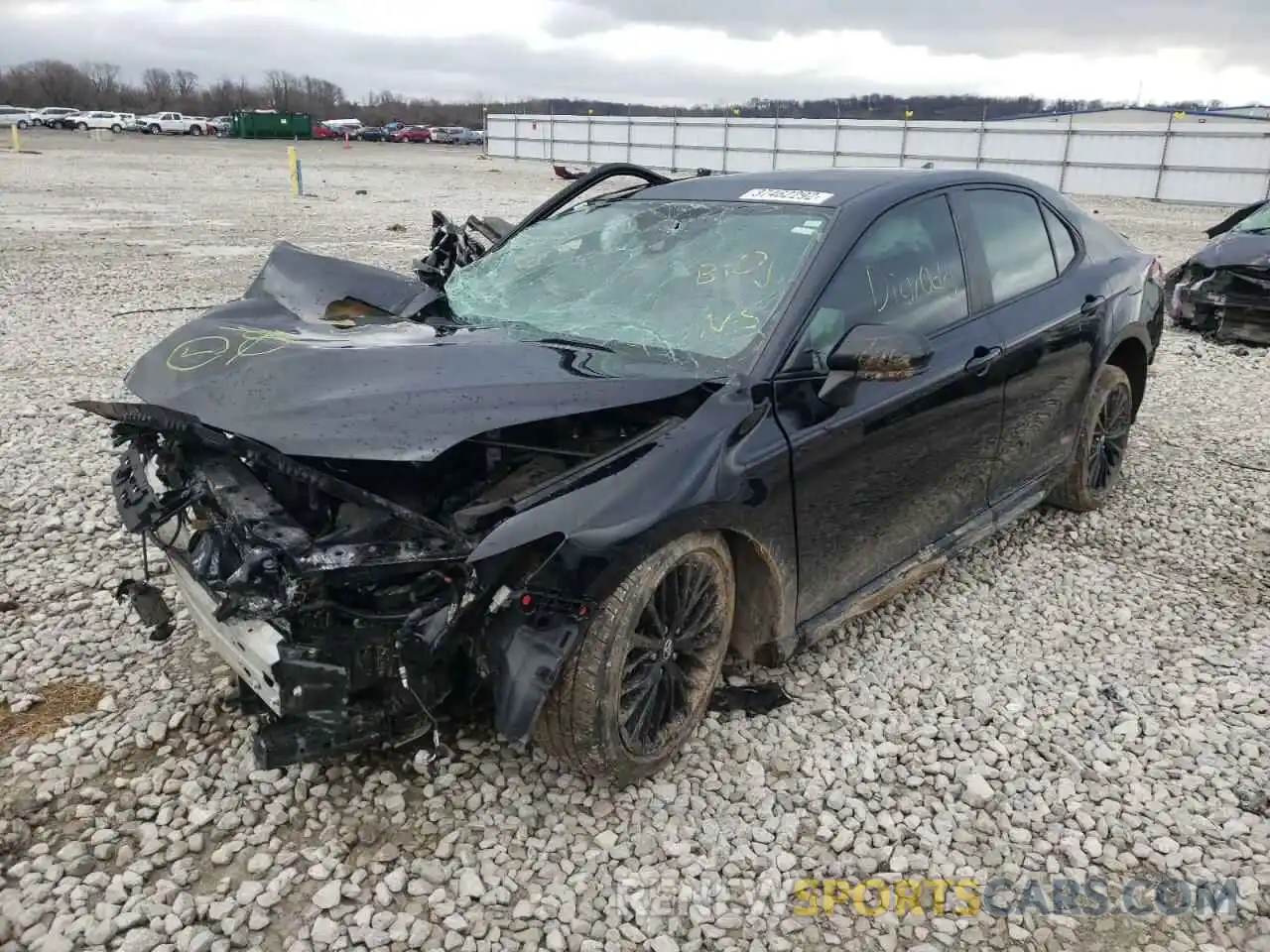 2 Photograph of a damaged car 4T1B11HK6KU288101 TOYOTA CAMRY 2019