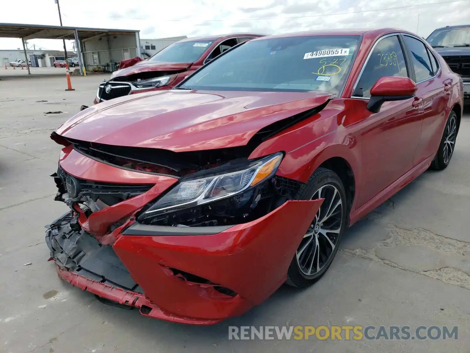 2 Photograph of a damaged car 4T1B11HK6KU289717 TOYOTA CAMRY 2019