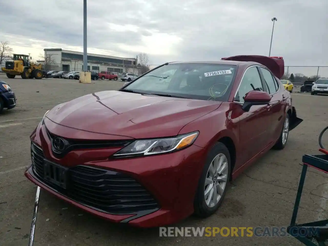 2 Photograph of a damaged car 4T1B11HK6KU290396 TOYOTA CAMRY 2019