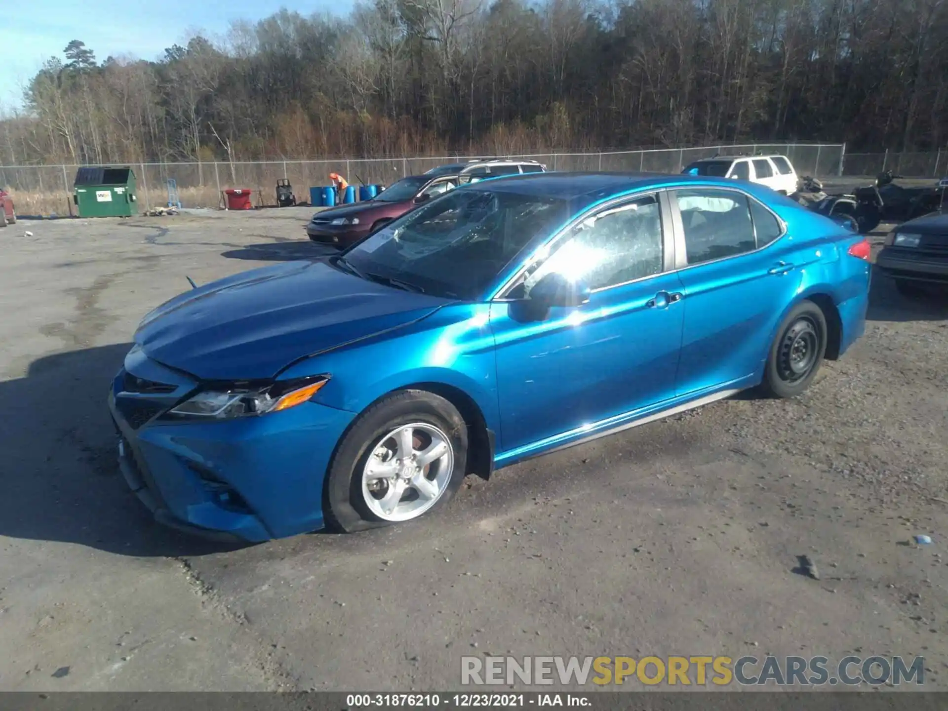 2 Photograph of a damaged car 4T1B11HK6KU293167 TOYOTA CAMRY 2019