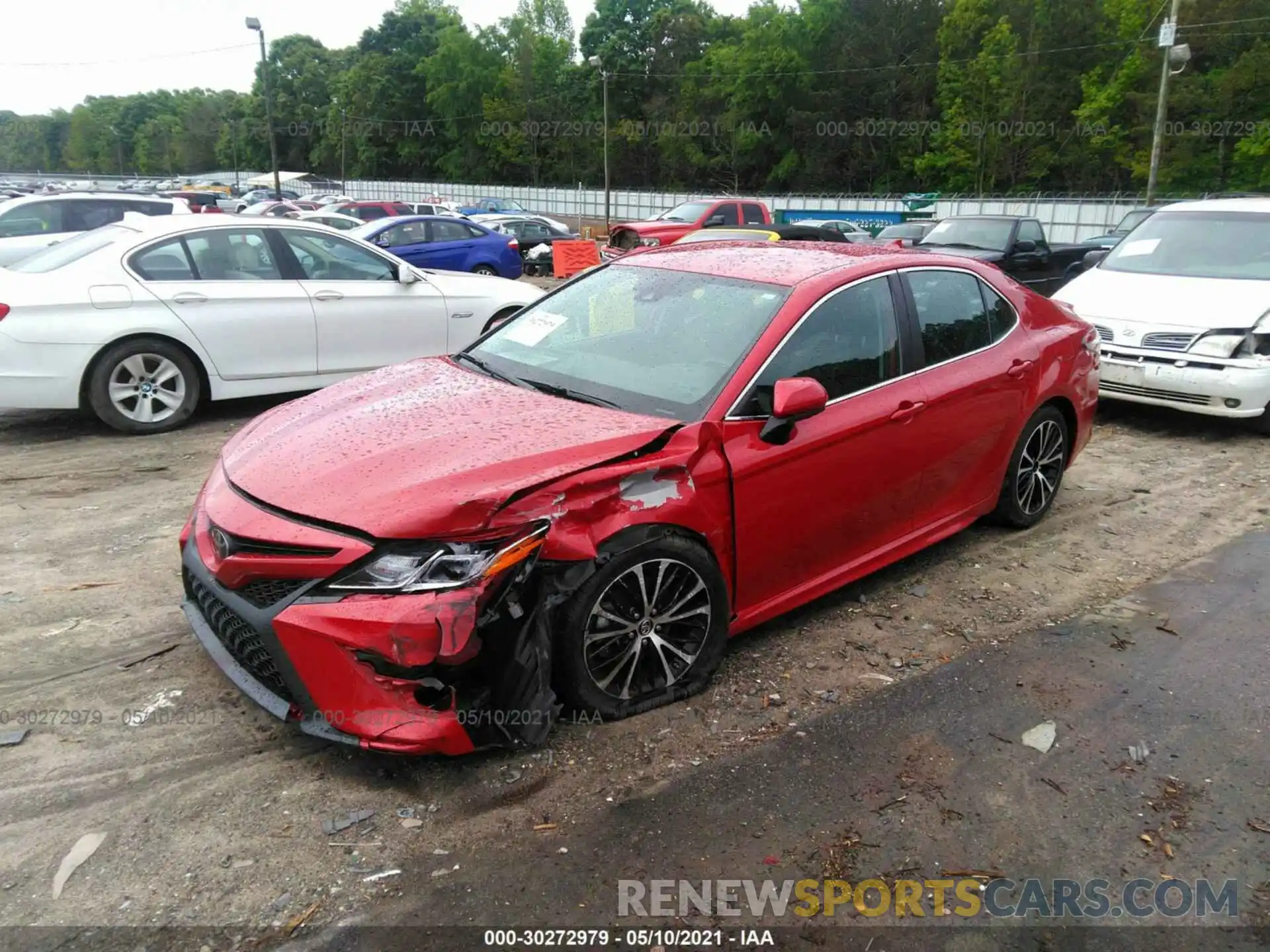 2 Photograph of a damaged car 4T1B11HK6KU296893 TOYOTA CAMRY 2019