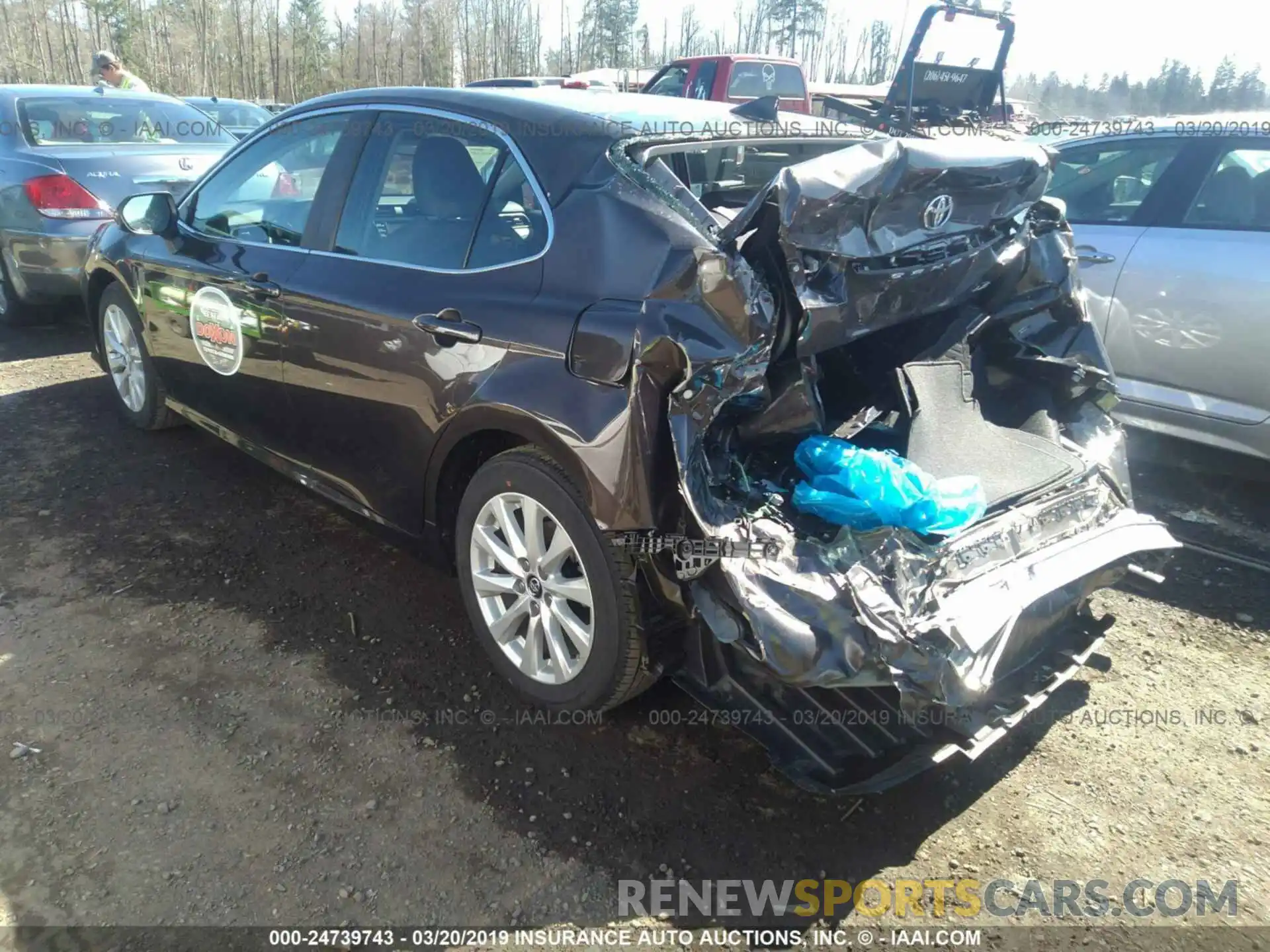 3 Photograph of a damaged car 4T1B11HK6KU680527 TOYOTA CAMRY 2019