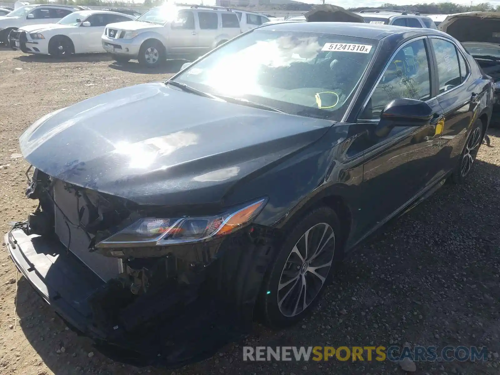 2 Photograph of a damaged car 4T1B11HK6KU680754 TOYOTA CAMRY 2019