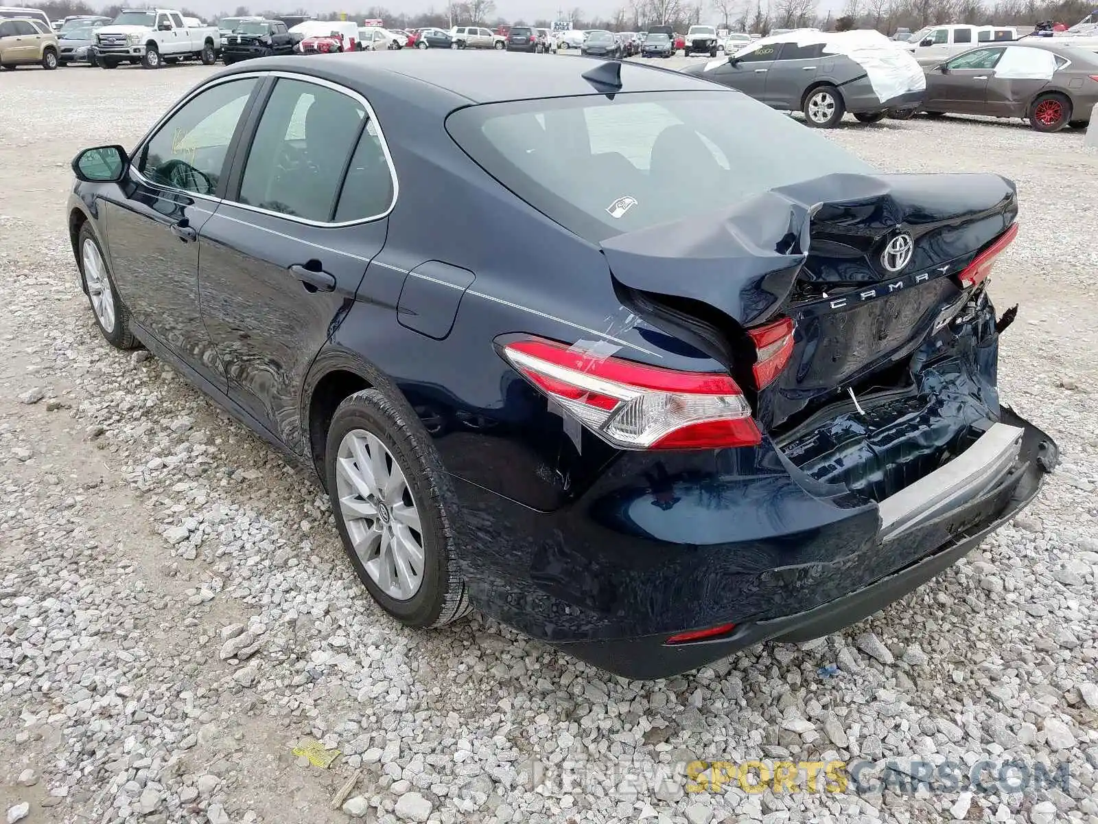 3 Photograph of a damaged car 4T1B11HK6KU681239 TOYOTA CAMRY 2019