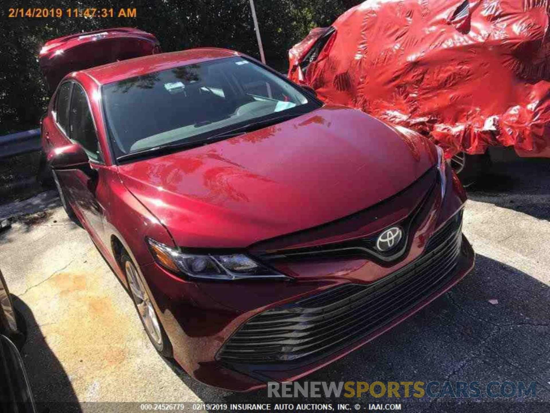 13 Photograph of a damaged car 4T1B11HK6KU682214 TOYOTA CAMRY 2019