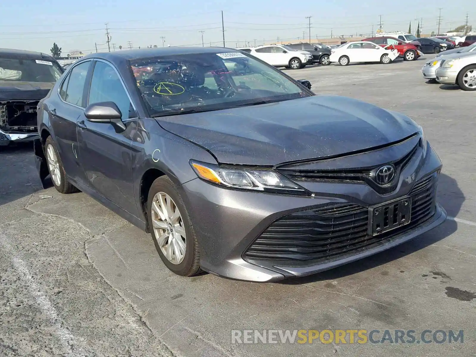 1 Photograph of a damaged car 4T1B11HK6KU682925 TOYOTA CAMRY 2019