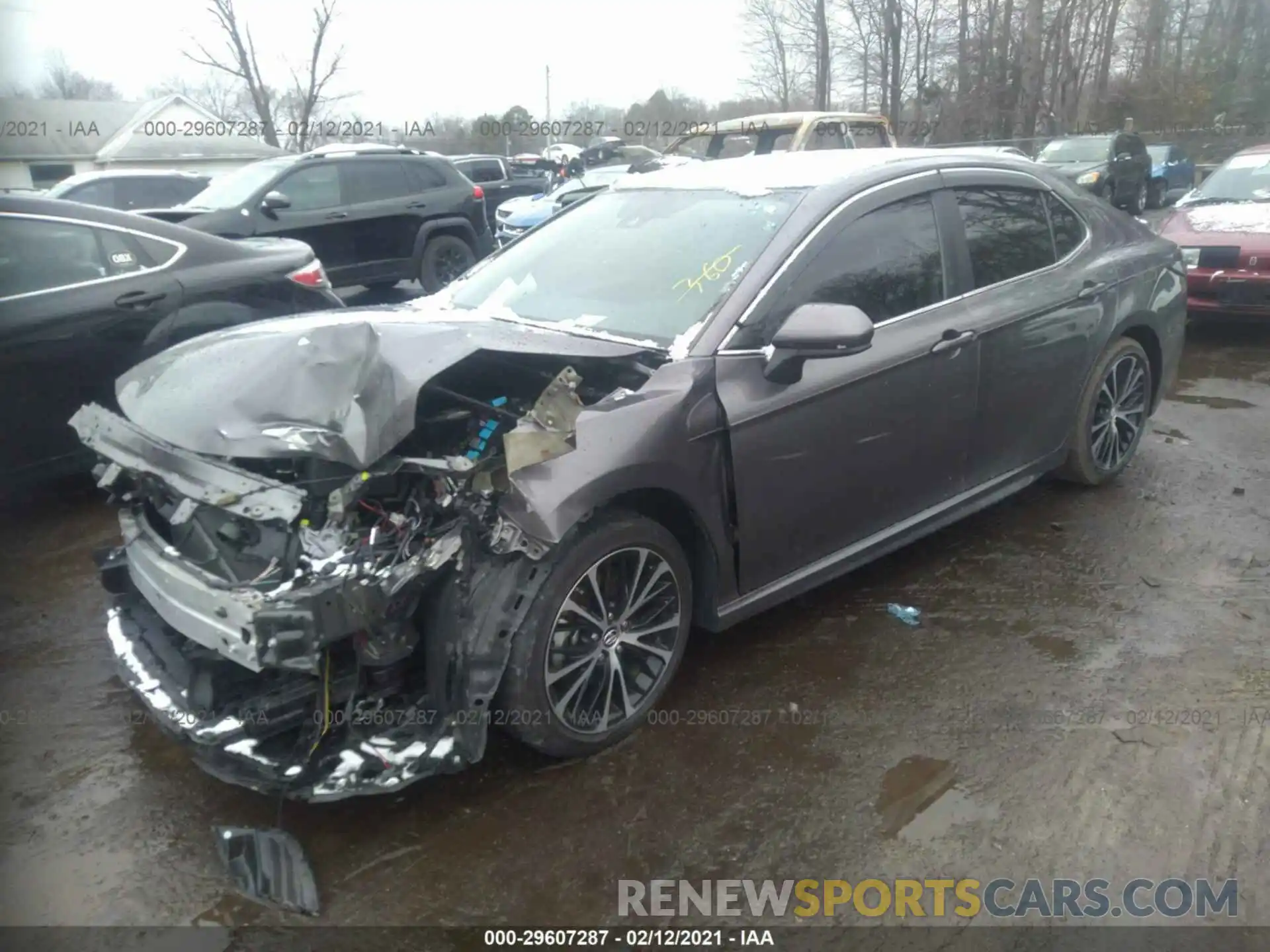 2 Photograph of a damaged car 4T1B11HK6KU683167 TOYOTA CAMRY 2019