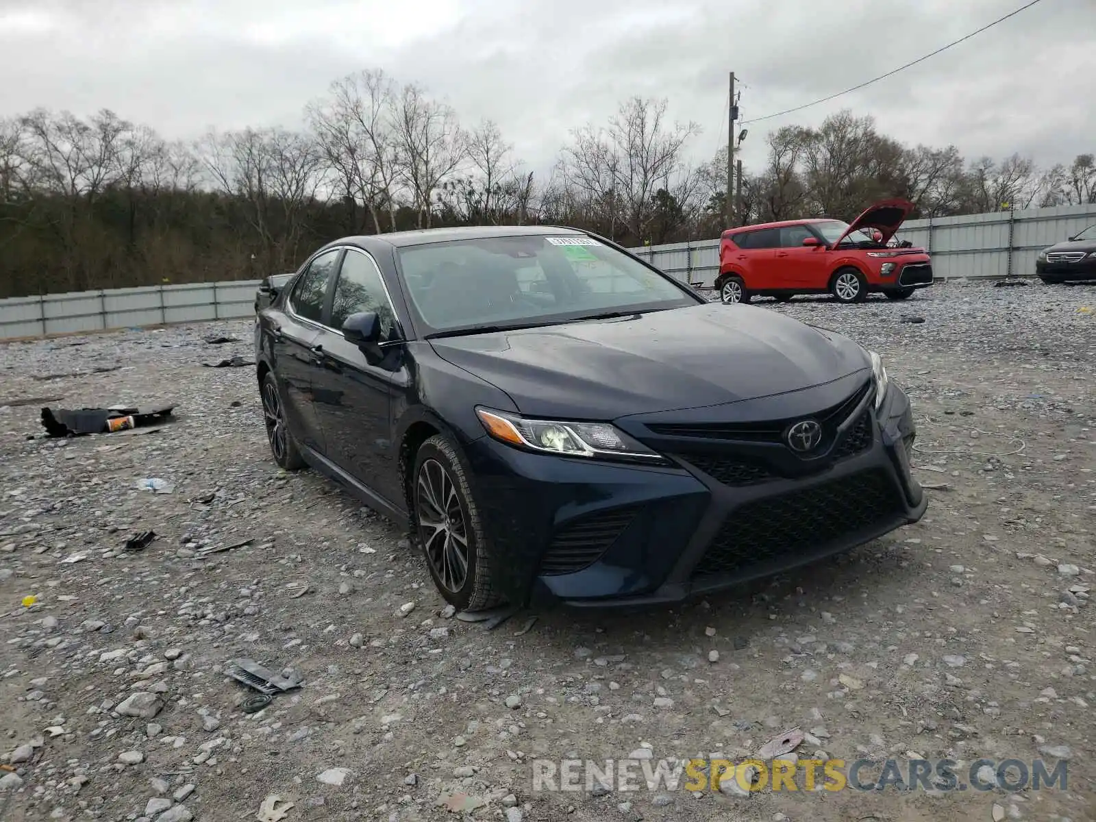 1 Photograph of a damaged car 4T1B11HK6KU683685 TOYOTA CAMRY 2019