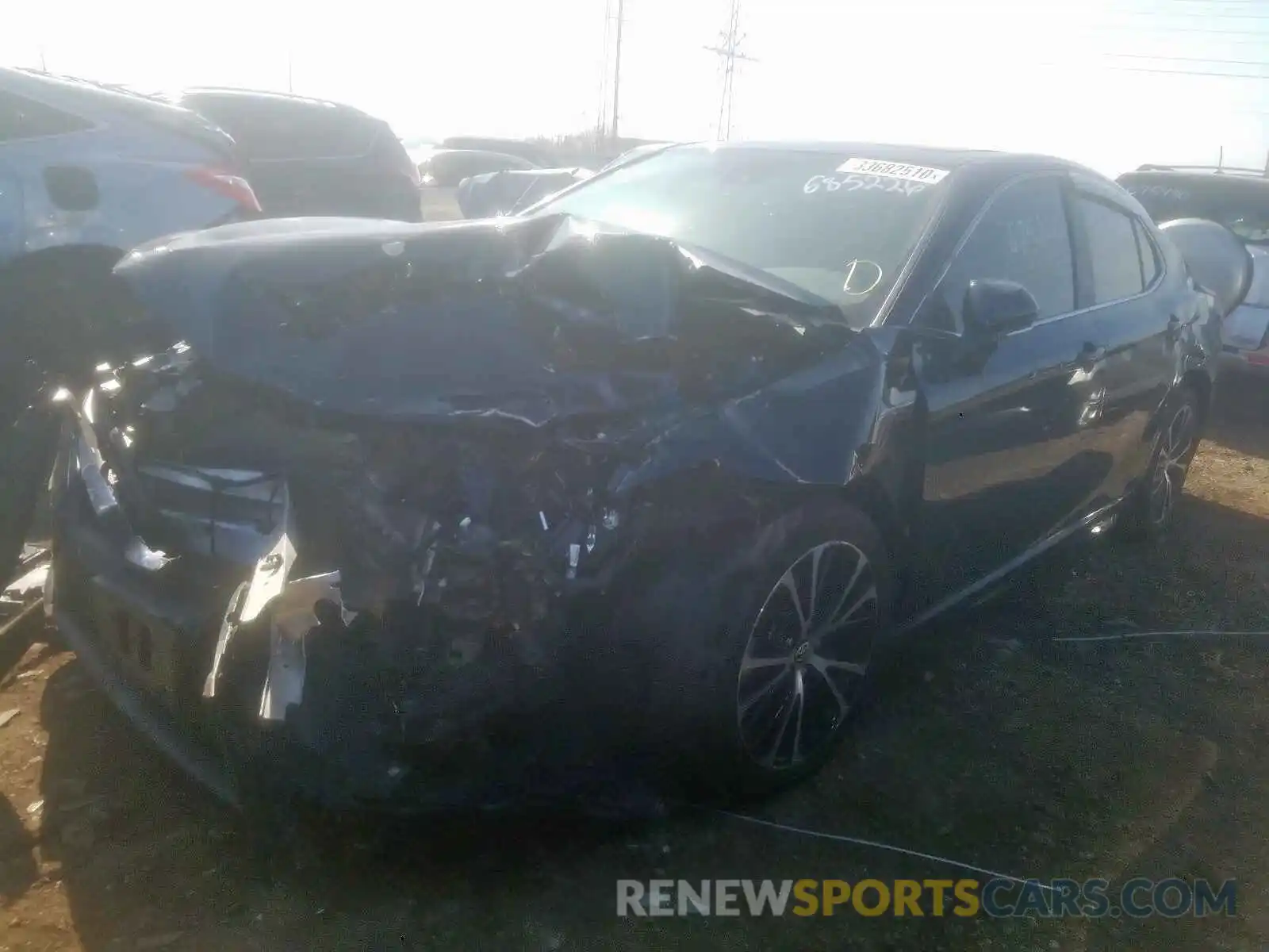 2 Photograph of a damaged car 4T1B11HK6KU685226 TOYOTA CAMRY 2019