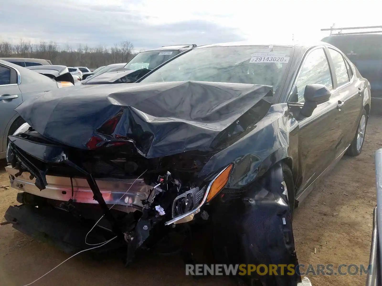 2 Photograph of a damaged car 4T1B11HK6KU685565 TOYOTA CAMRY 2019