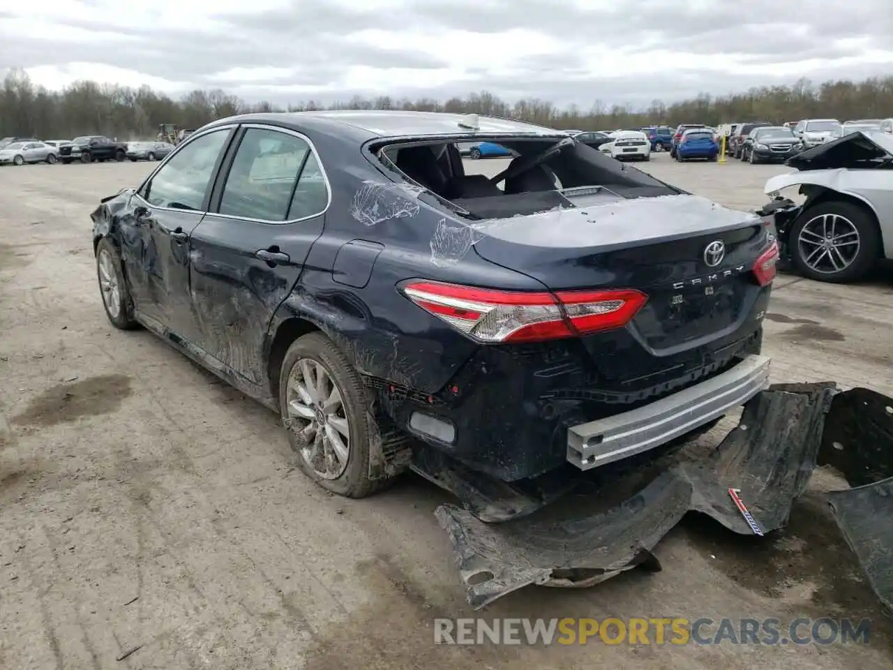 3 Photograph of a damaged car 4T1B11HK6KU687218 TOYOTA CAMRY 2019