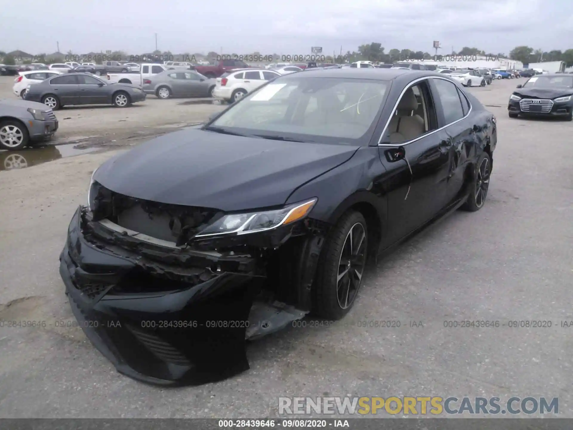 2 Photograph of a damaged car 4T1B11HK6KU688174 TOYOTA CAMRY 2019