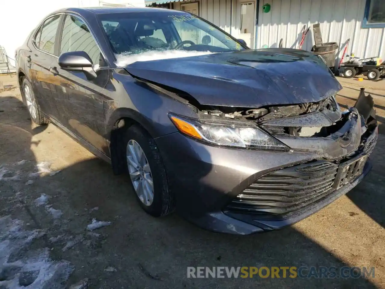 1 Photograph of a damaged car 4T1B11HK6KU688384 TOYOTA CAMRY 2019