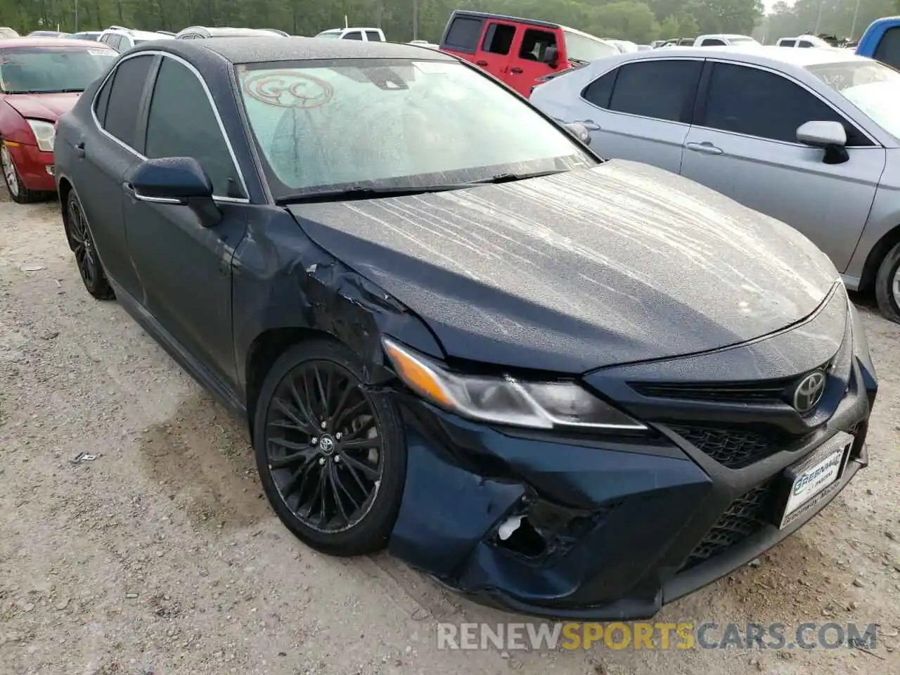 1 Photograph of a damaged car 4T1B11HK6KU690541 TOYOTA CAMRY 2019