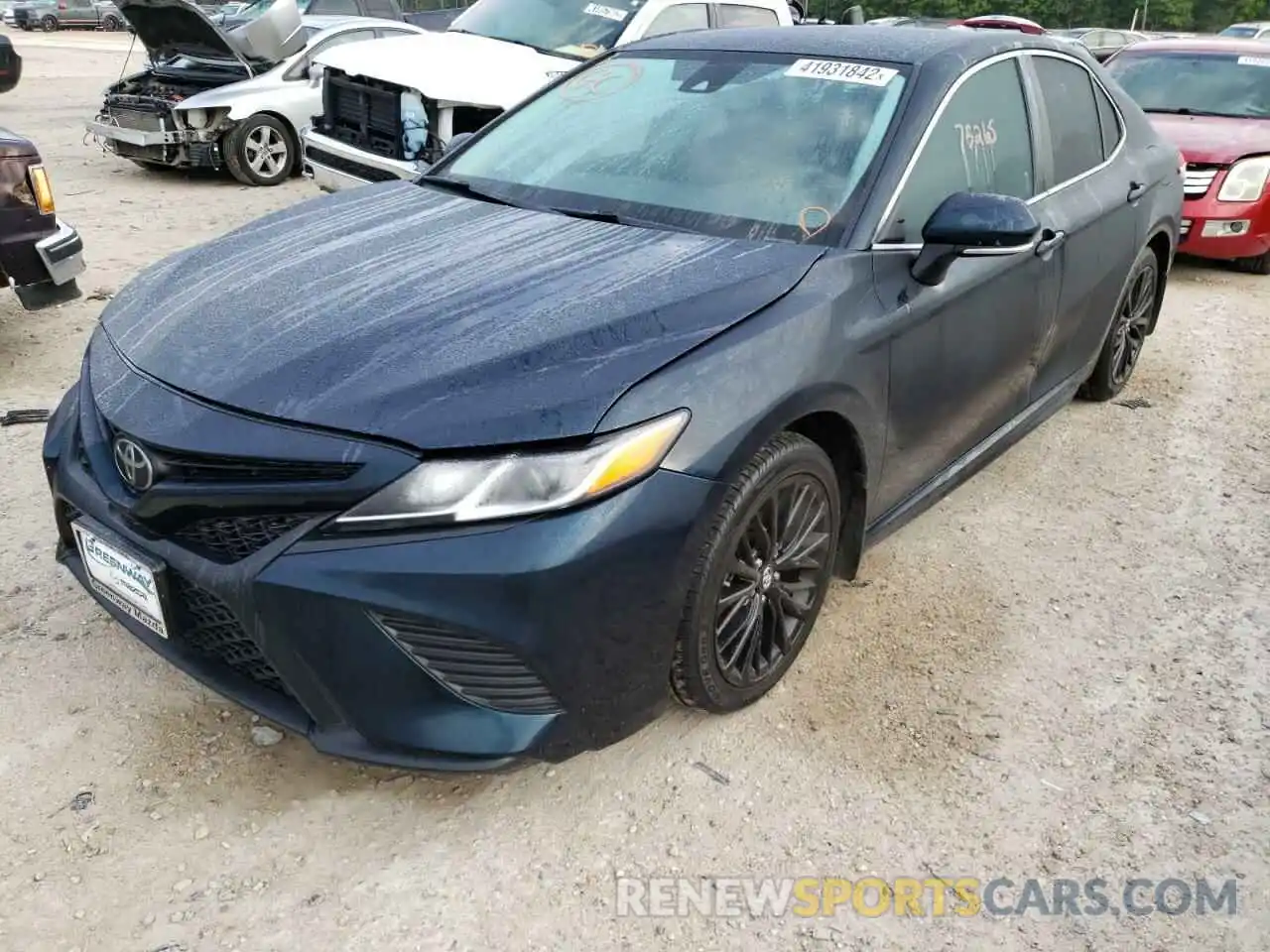 2 Photograph of a damaged car 4T1B11HK6KU690541 TOYOTA CAMRY 2019